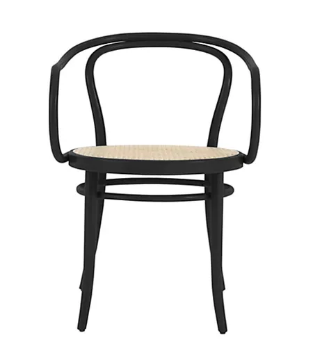 Era Round Armchair with Cane Seat